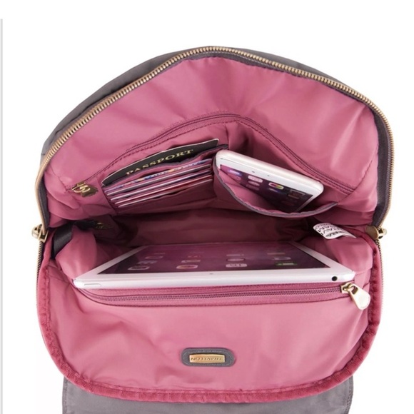 Travelon Gray slim Women's Backpack - Picture 9 of 11